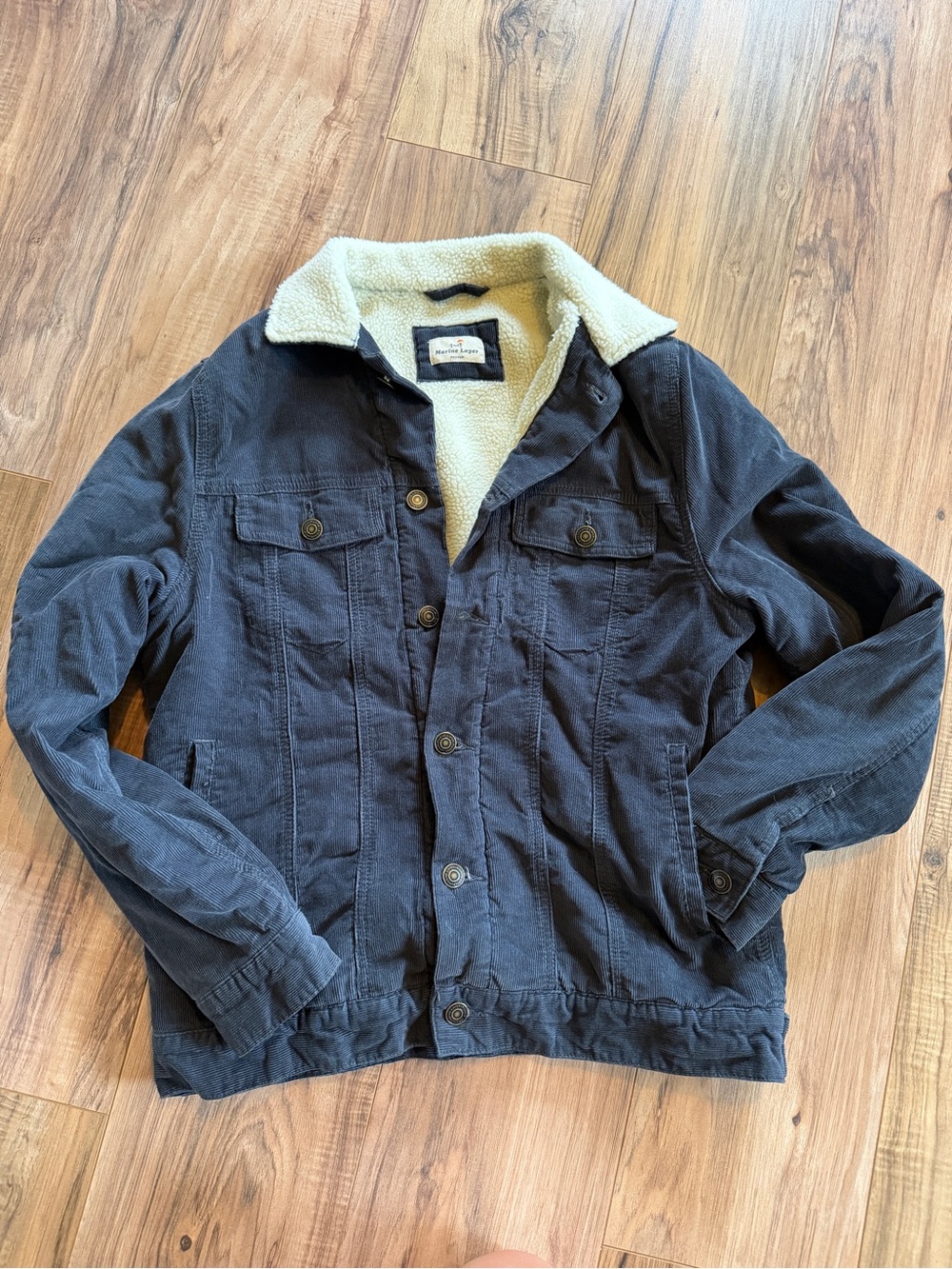 Men’s M Corduroy Marine Layer Sherpa Coat